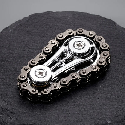 New Sprockets Flywheel Fingertip Gyro Fidget Spinner Antistress Anxiety Metal Bike Chains EDC Spinner Fidget Toys for Adult
