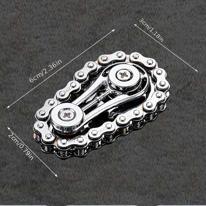 New Sprockets Flywheel Fingertip Gyro Fidget Spinner Antistress Anxiety Metal Bike Chains EDC Spinner Fidget Toys for Adult
